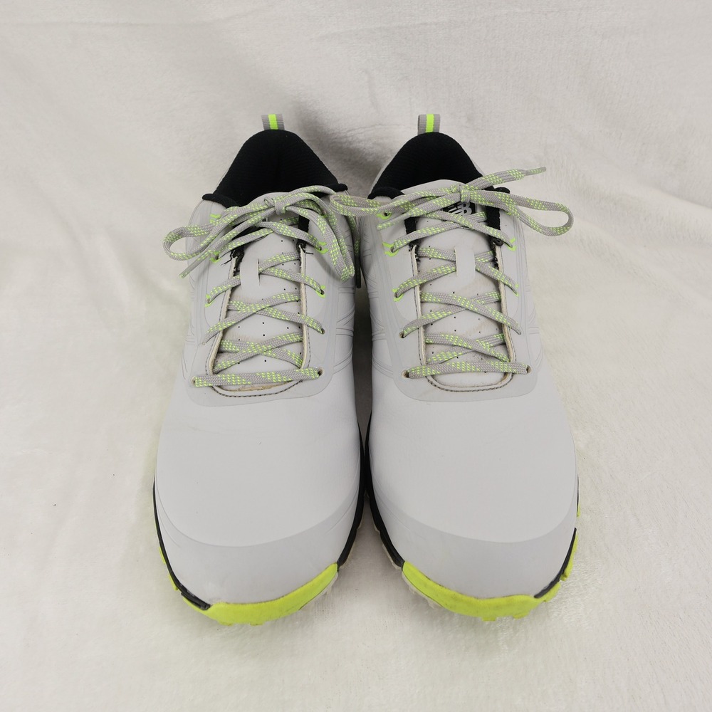 New Balance NBG1006 Minimus Golf Shoes Grey Black Neon Green Mens 14 D